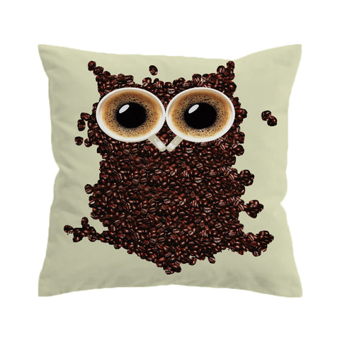 BeddingOutlet Owl Cushion Cover  Pillow Case Cozy Animal Throw Cover Kids Decorative Pillow Cover