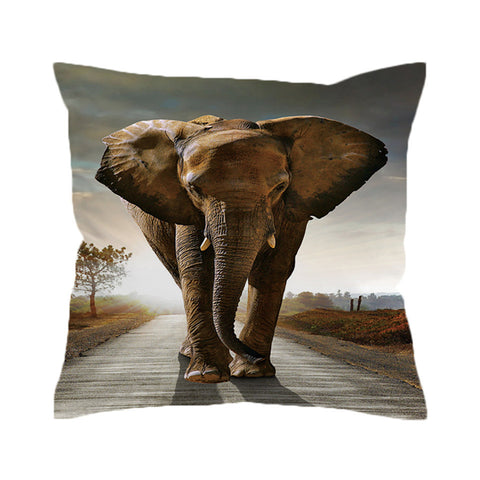 BeddingOutlet Elephant Cushion Cover Indian Pillow Case Home Decor Animal Throw Cover Decorative Pillow Cover