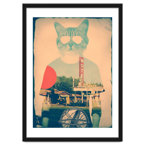 Cool Cat Art Print