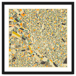 Dallas Map Framed Artwork