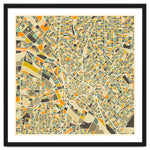 Dallas Map Framed Artwork