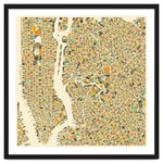 New York Map Art Print