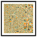 Los Angeles Map Art Print