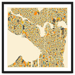Seattle Map Framed Artwork
