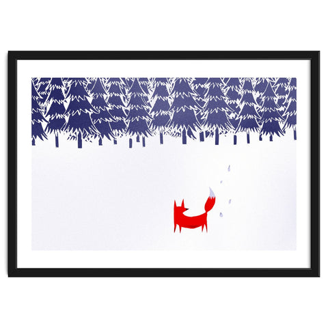 Alone In The Forest Art Print