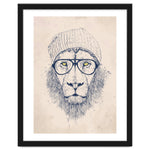 Cool Lion Art Print