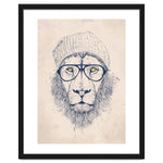 Cool Lion Art Print