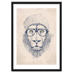 Cool Lion Art Print