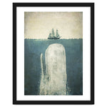 White Whale Art Print