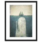 White Whale Art Print