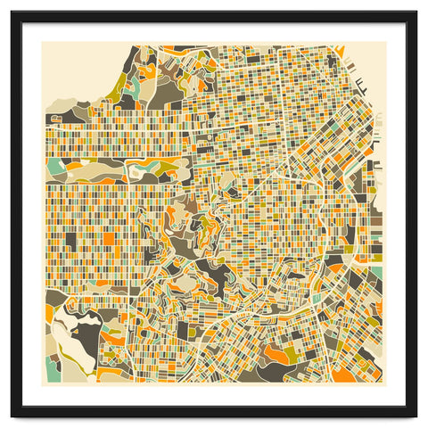 San Francisco Map Art Print