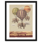 Flight Of The Elephants Art Print