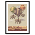 Flight Of The Elephants Art Print