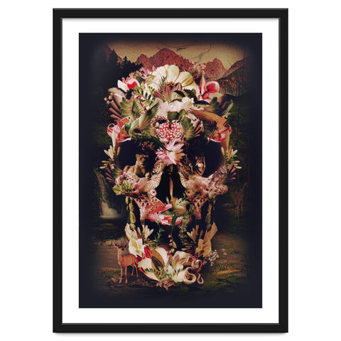 Jungle Skull Art Print