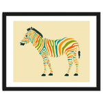 The Zebra Art Print