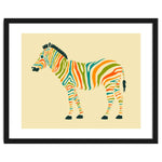The Zebra Art Print