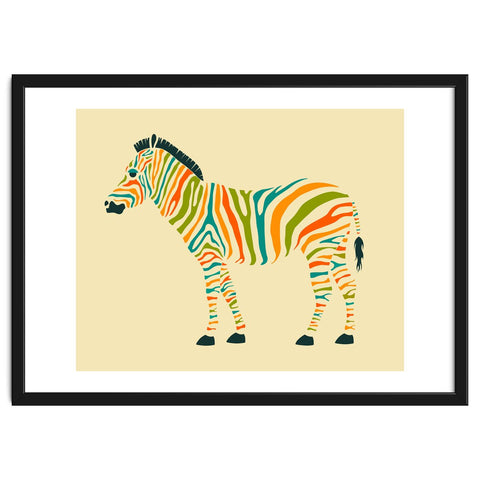 The Zebra Art Print