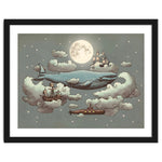 Ocean Meets Sky Art Print