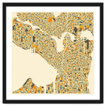 Seattle Map Art Print