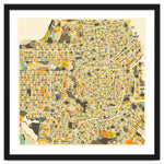 San Francisco Map Framed Artwork