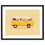 Yellow Van Framed Artwork