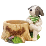 Cute Home Garden Office Resin Cartoon Shaped Aloes Cactus Plant Flower Pot Decor Animal Flower Pot
