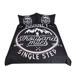 BeddingOutlet Rock Climber Abstract Bedding Set 3 Piece Black and White Duvet Covers with Quotes Extreme Sports Home Textiles