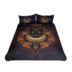 BeddingOutlet Cat Queen Bedding Set Royal Cat Cartoon Bed Set for Kids Adults Pet Print Duvet Cover Floral Home Textiles