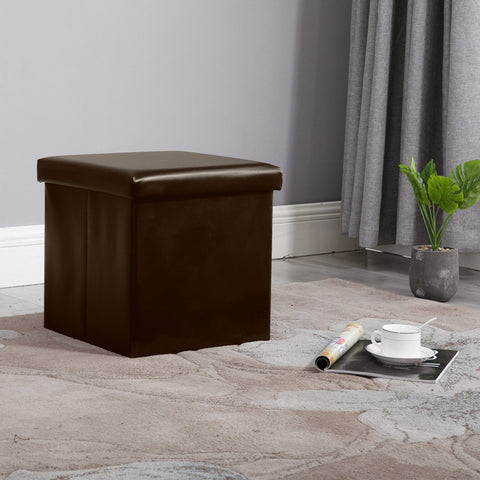 Circlelink Square Foldable Storage Ottoman and Footrest