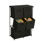 Drawer Storage Chest Shelf Unit Storage Cabinet Multi-Bin Organizer