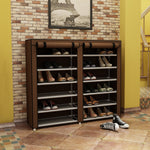 6-Tier Shoe Rack Wide Shoe Tower Closet Shoes Storage Cabinet Portable Boot Organizer