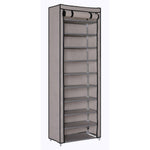 10-Tier Shoe Rack 30 Pairs Shoe Tower Closet Shoes Storage Cabinet Portable Boot Organizer