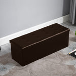 Circlelink Foldable Rectangular Storage Ottoman Bench