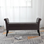 Circlelink Armed Storage Ottoman Bench