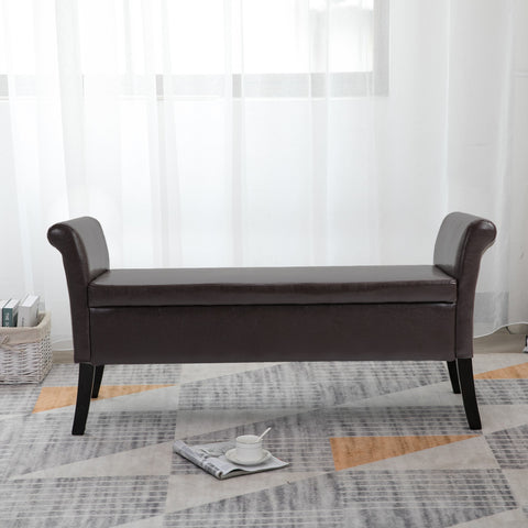 Circlelink Armed Storage Ottoman Bench